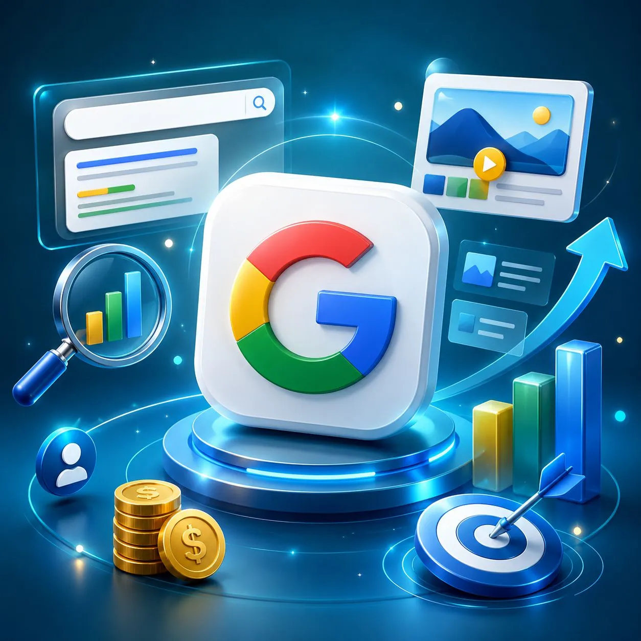 小珠出海 Google广告投放服务封面图,展示Google Ads推广与搜索广告营销入口